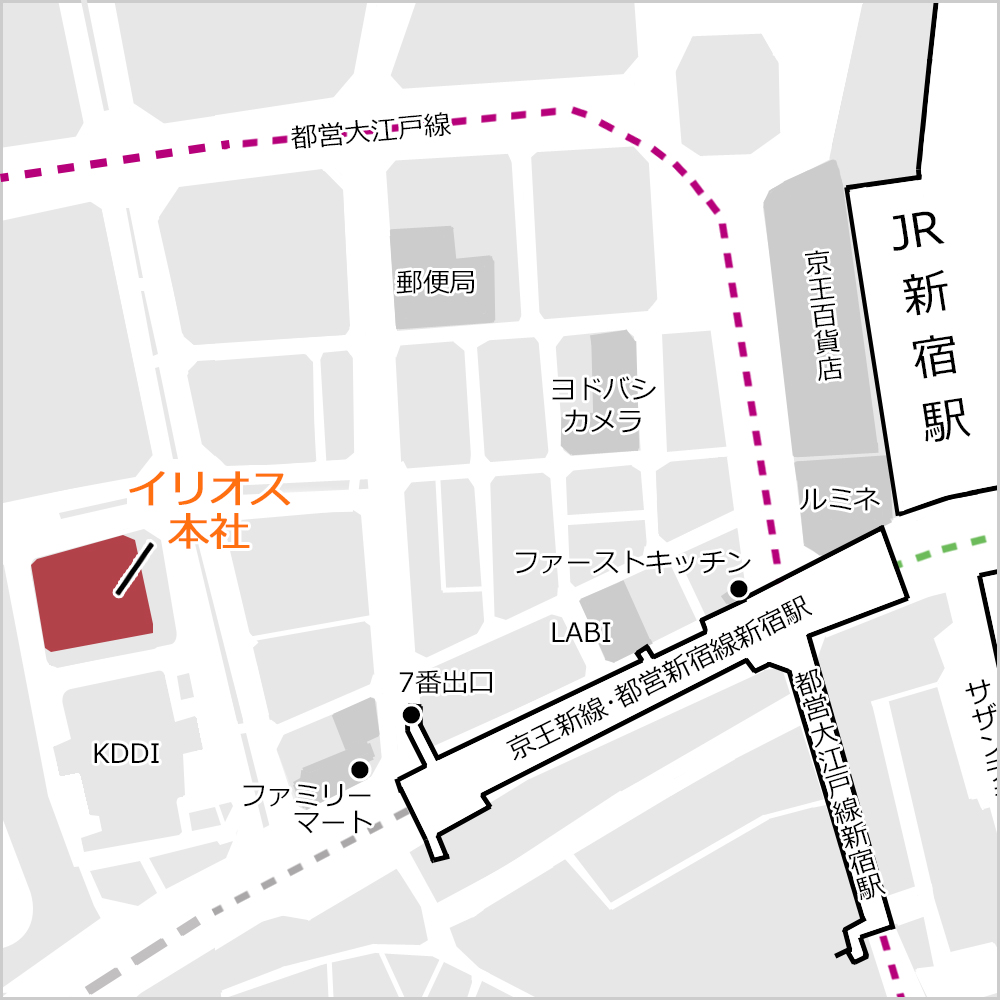 東京本社地図